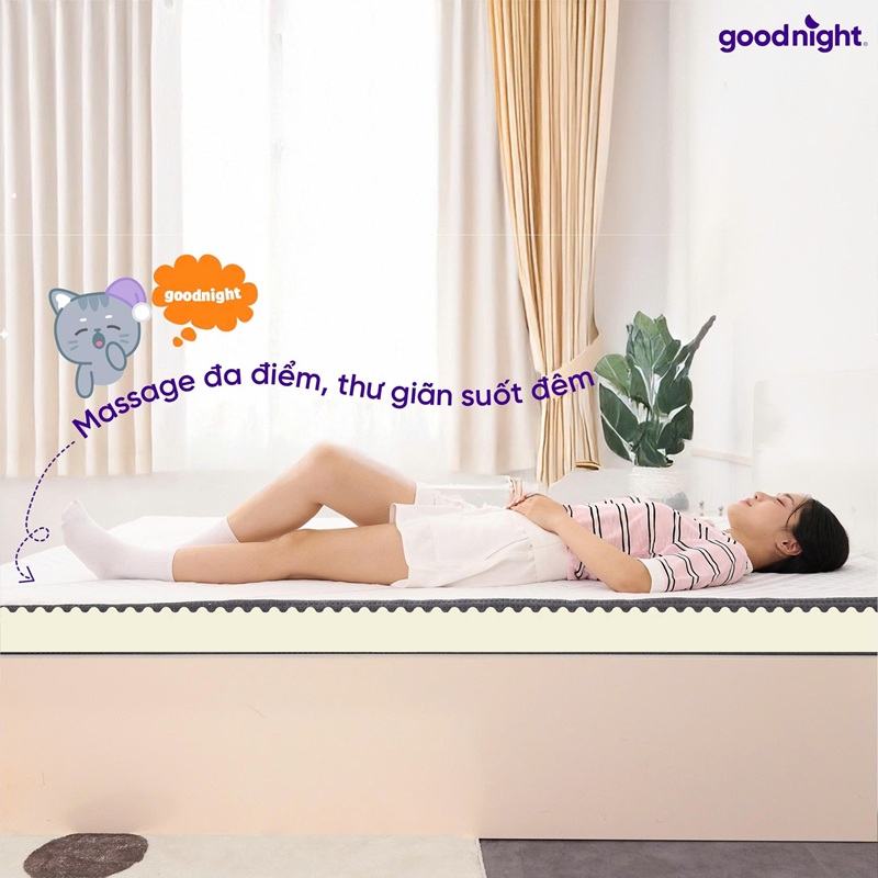 Nệm lò xo Goodnight nâng đỡ tốt