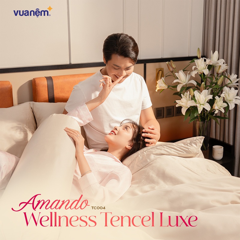 Bộ ga chun Amando Wellness Tencel Luxe