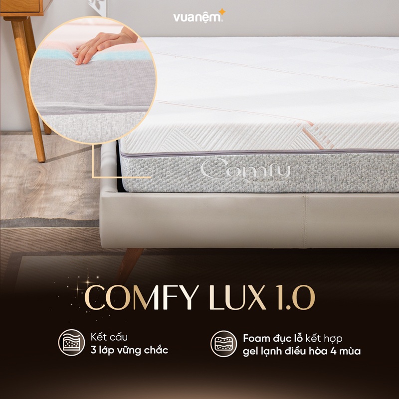Nệm foam Comfy Lux 1.0