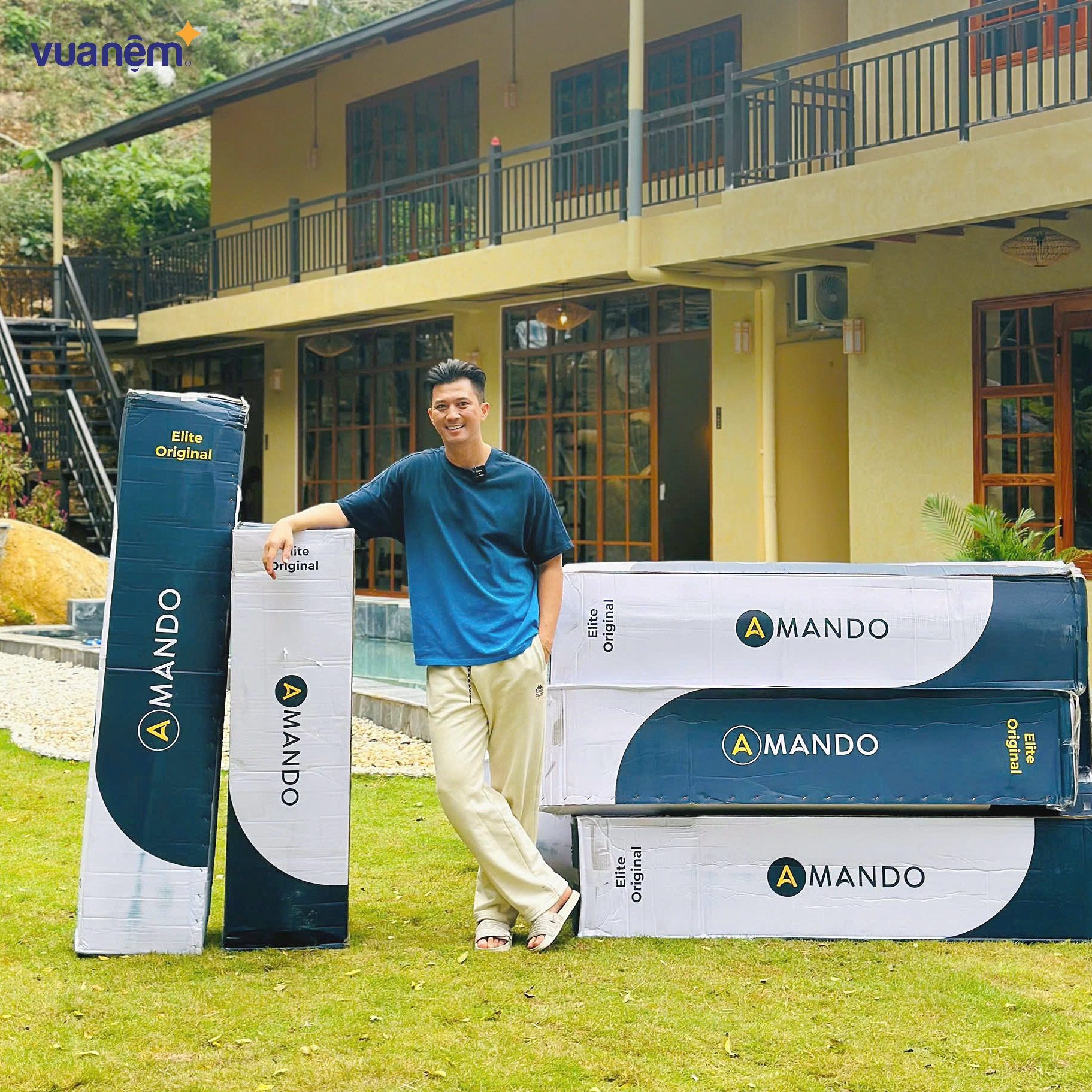 Amando là thương hiệu nệm lò xo sản xuất tại Việt Nam