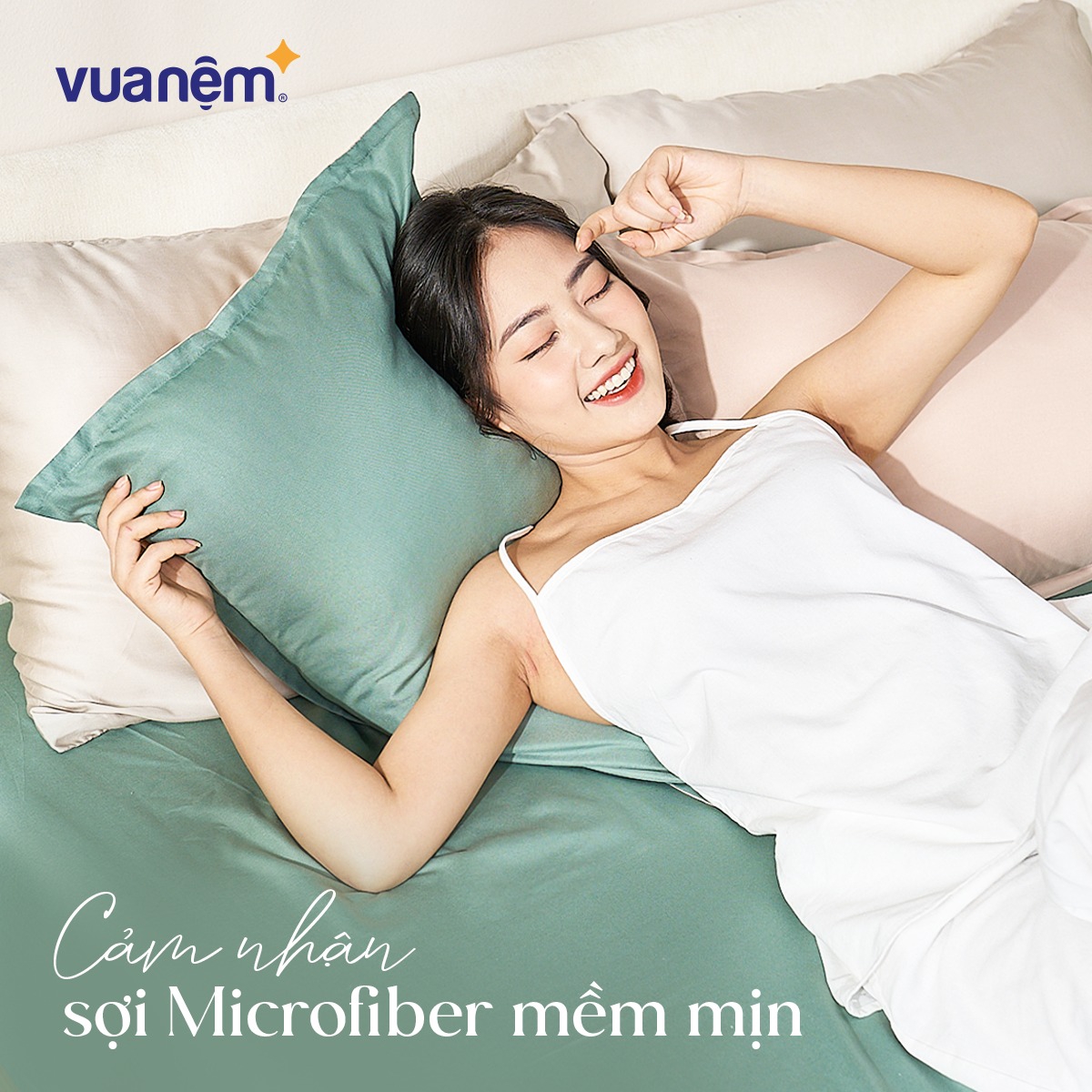 Bộ ga chun micro satin Amando Cozy