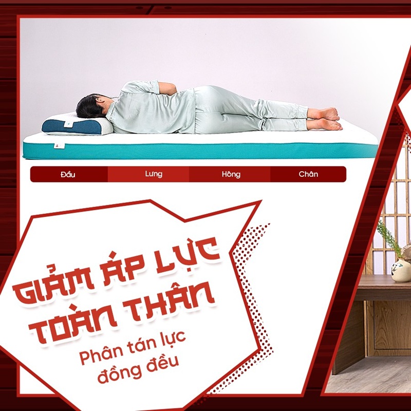Nệm Aeroflow phù hợp cho người cần nâng đỡ