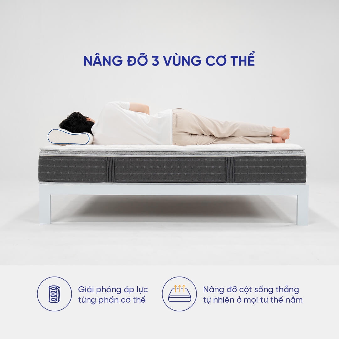 Nệm lò xo 30cm sở hữu nhiều ưu điểm