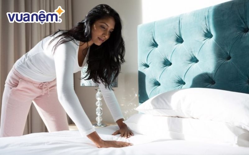 Thay bọc nệm thường xuyên sẽ giúp gia tăng tuổi thọ nệm