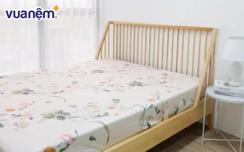 Mẫu ga giường 1m2x2m AMD Confident Tencel họa tiết