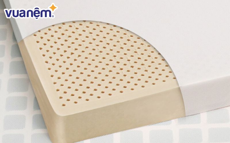 Nên sử dụng loại nệm cao su có độ thoáng khí tốt