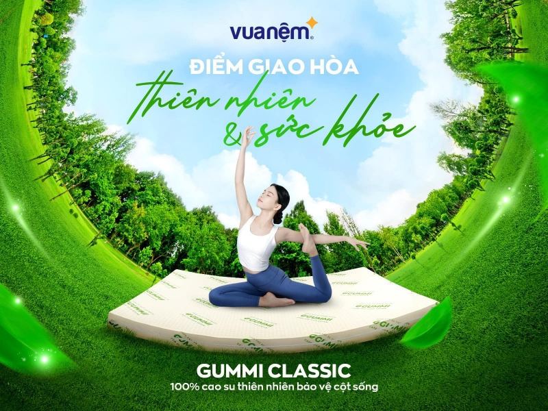 Nệm cao su thiên nhiên Gummi Classic