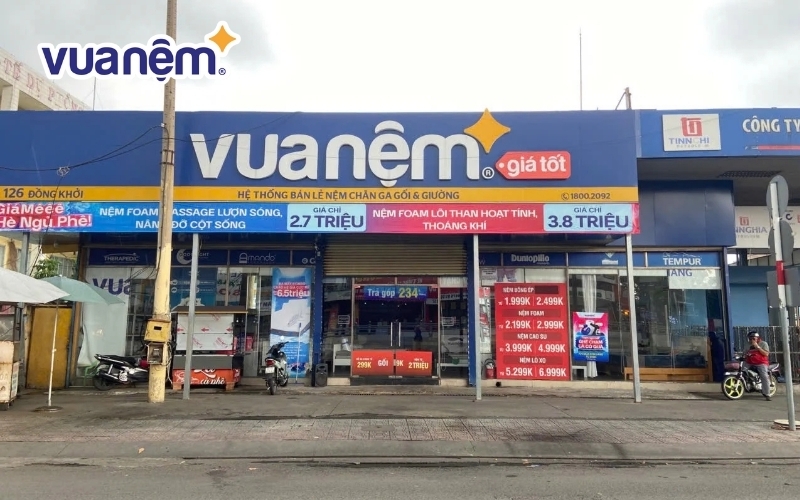 Mua nệm Amando chính hãng tại Vua Nệm