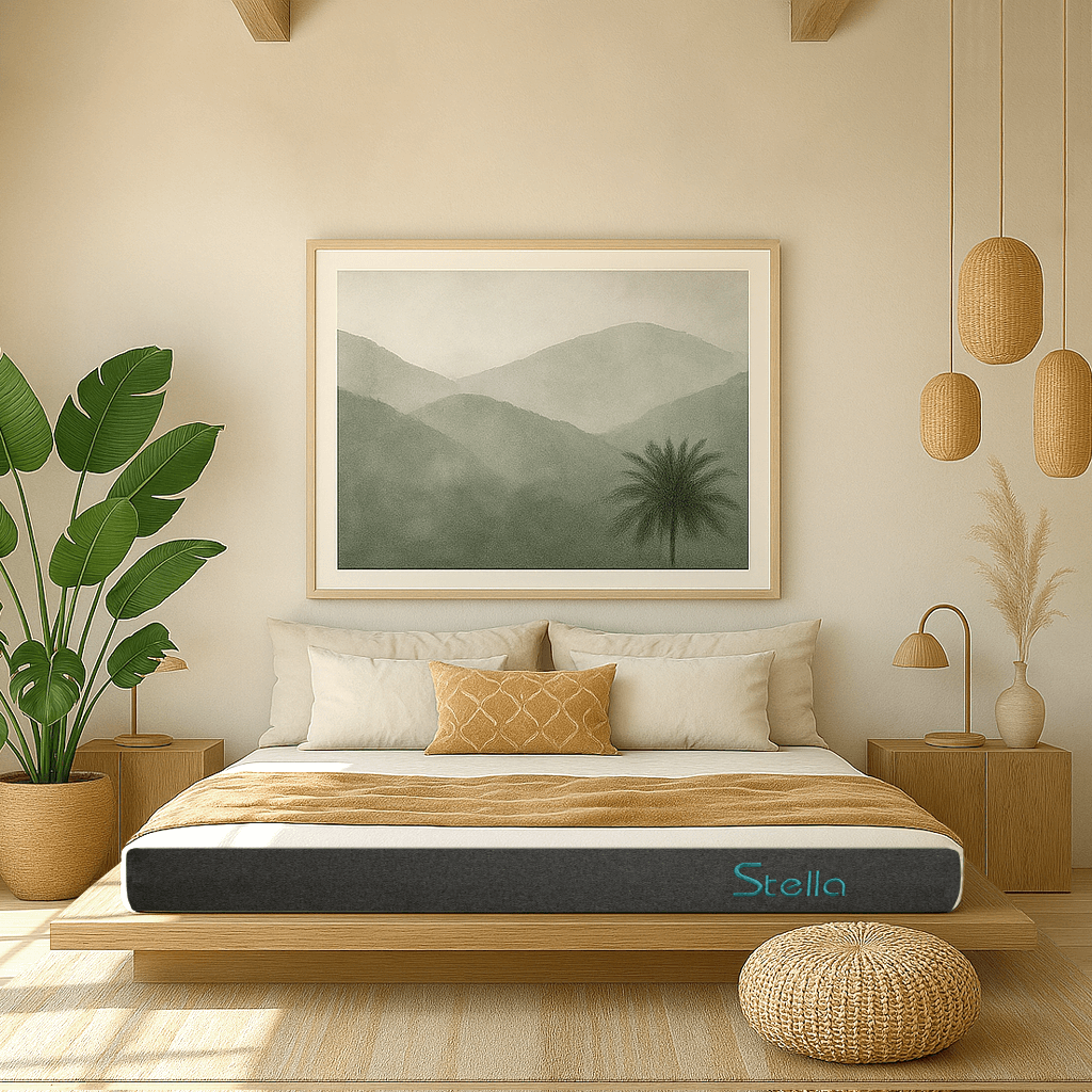 Nệm cao su Kim Cương Stella 180 x 200 phù hợp cho 2 người nằm