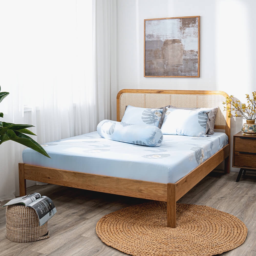 Vì sao nên lựa chọn chăn ga màu xanh dương?