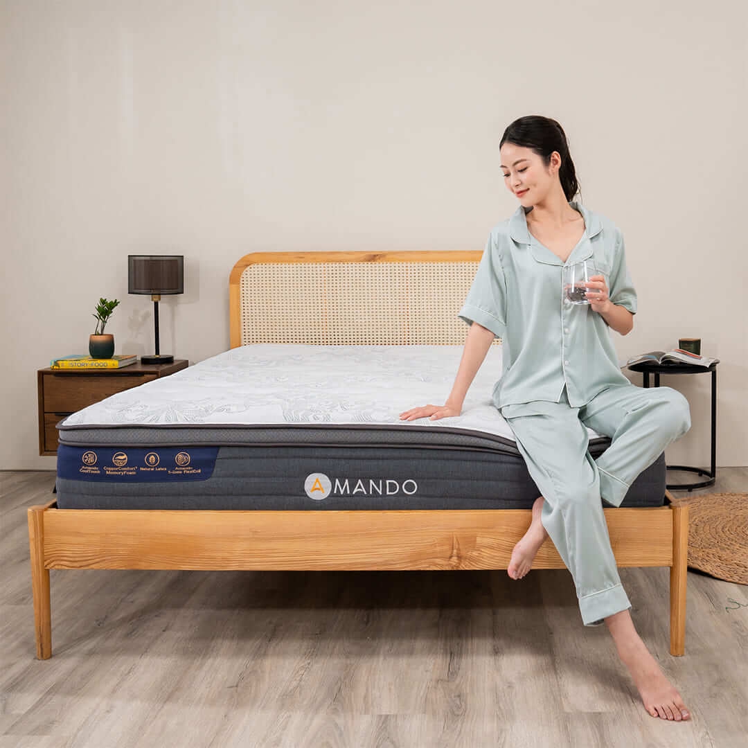 Đệm lò xo 1m x 2m thích hợp với không gian phòng ngủ nhỏ