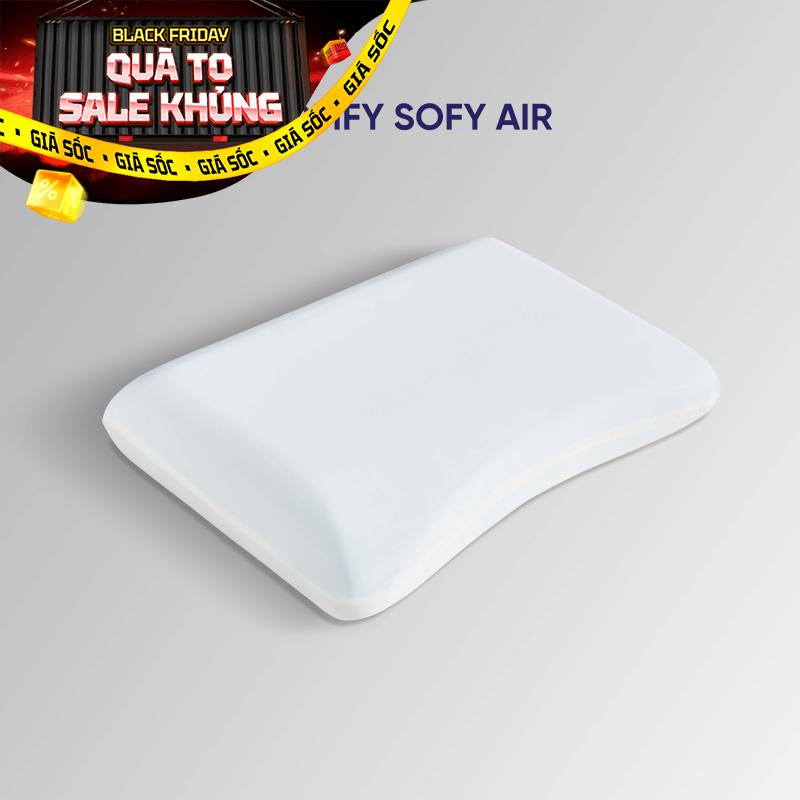 Gối foam iComfy Sofy Air công nghệ Aero Memory Foam độc quyền (BST Ngủ Mát)