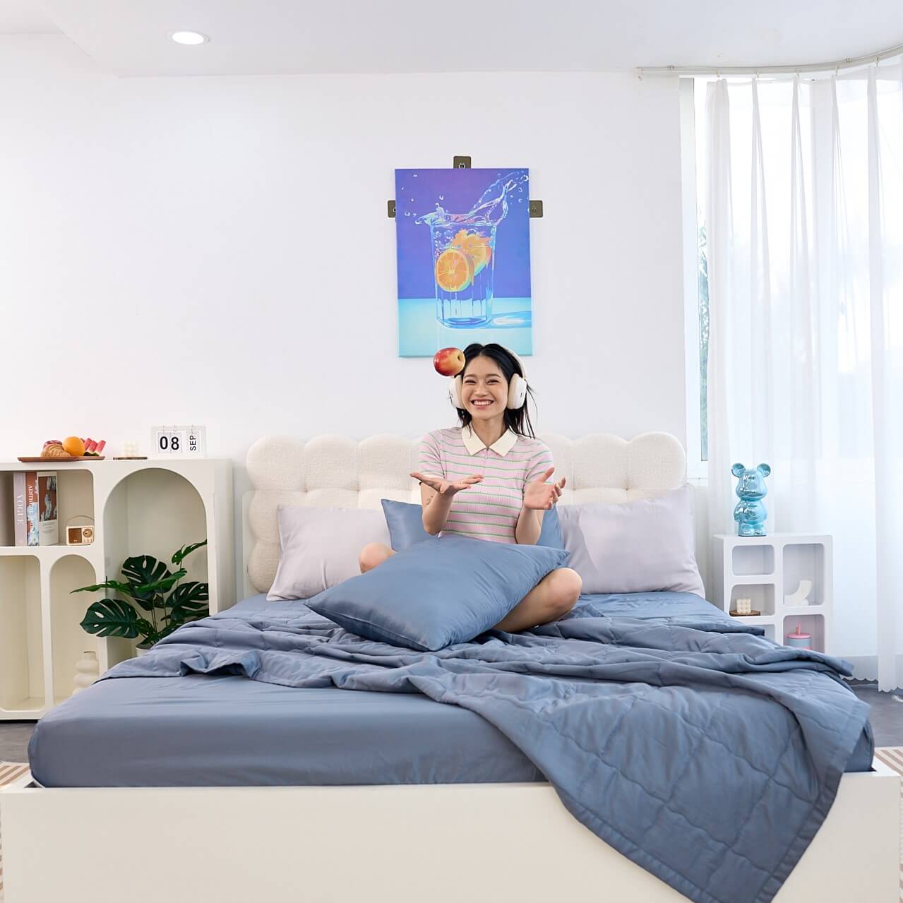 Bộ ga chun tencel cao cấp Goodnight Airsilk