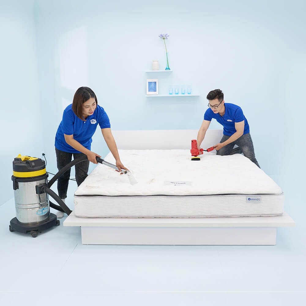 Vệ sinh nệm bông ép định kỳ để gia tăng tuổi thọ