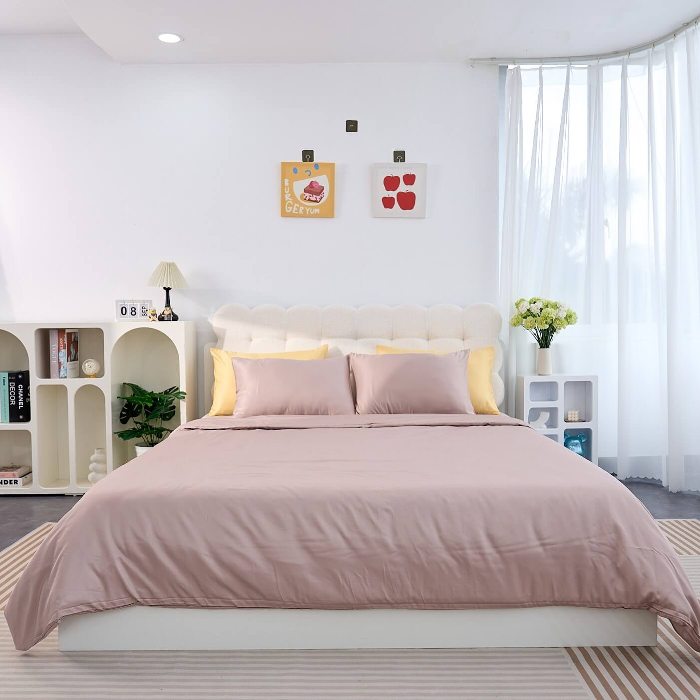 Chăn ga gối tencel rất phù hợp với người có da nhạy cảm, gia đình trẻ