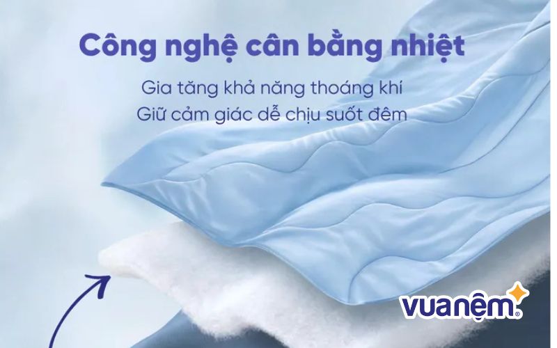 Chăn mùa hè Amando Ice Silk sử dụng công nghệ cân bằng nhiệt nâng cao chất lượng giấc ngủ
