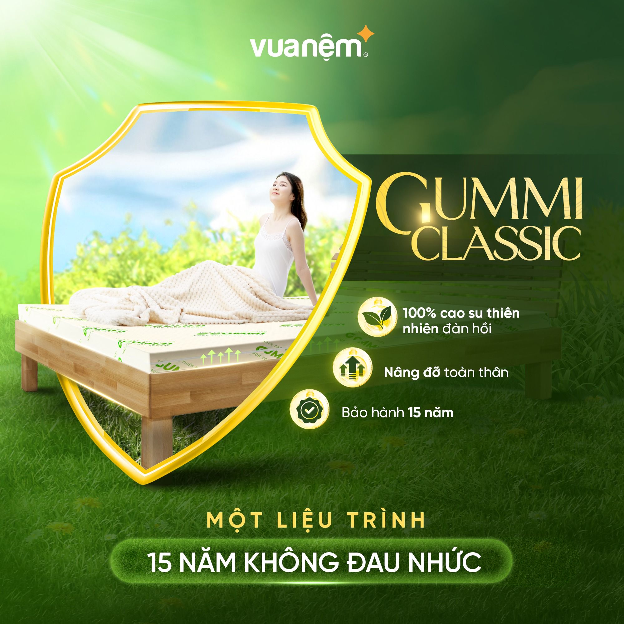 Nệm cao su Gummi Classic