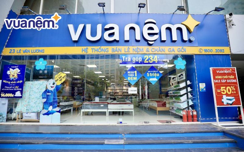 Vua Nệm còn mang đến trải nghiệm mua sắm chuẩn hóa theo nhu cầu cá nhân