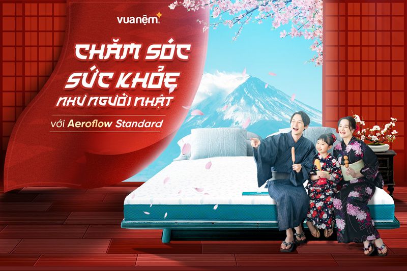 Nệm foam Aeroflow Standard