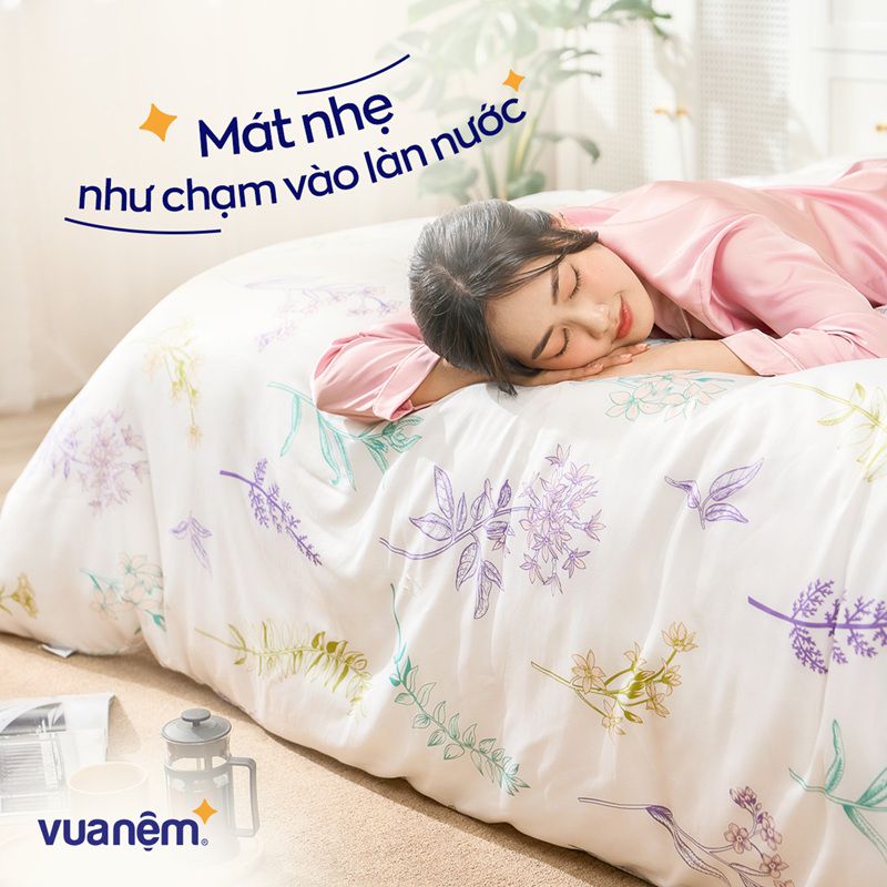 Chăn chần sợi gỗ thiên nhiên tencel Amando Aleena