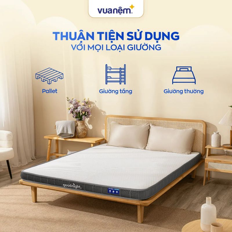 Nệm cao su đa tầng Goodnight Latex Hybrid