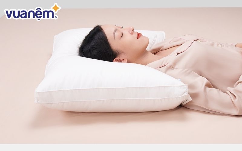 Gối lông Vũ Doona Dream Cloud 70% hỗ trợ cổ vai gáy