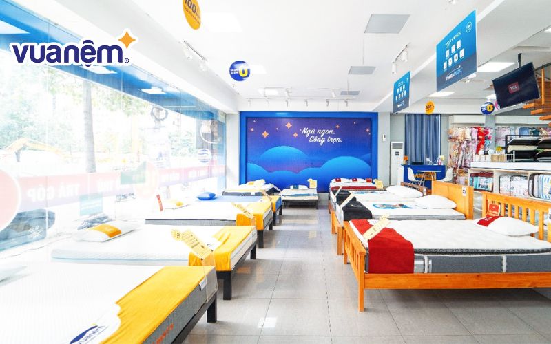Điểm mạnh của Vua Nệm nằm ở việc cam kết sản phẩm chính hãng