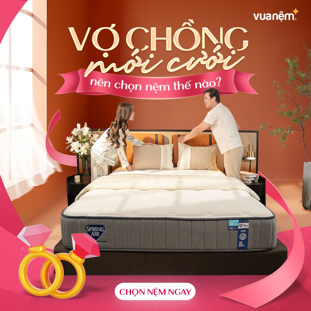 Các loại nệm cưới