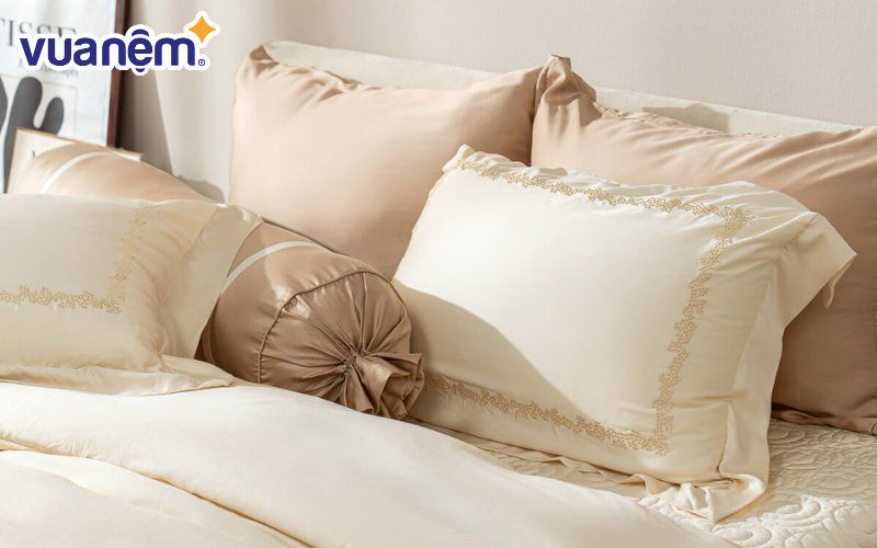 Bộ chăn drap Amando Jamila hạn chế vi khuẩn và bụi bám, đảm bảo sức khỏe