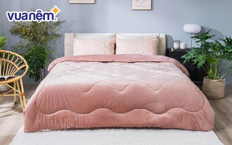 Chăn nhung tuyết giữ ấm mùa đông Amando Warm