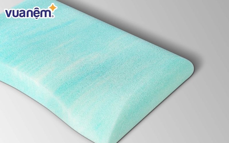 Với những người đau vai gáy, nên chọn gối được làm từ các chất liệu như foam, cao su