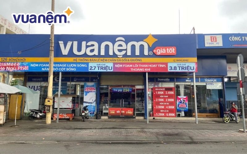 Mua nệm Amando chính hãng tại Vua Nệm