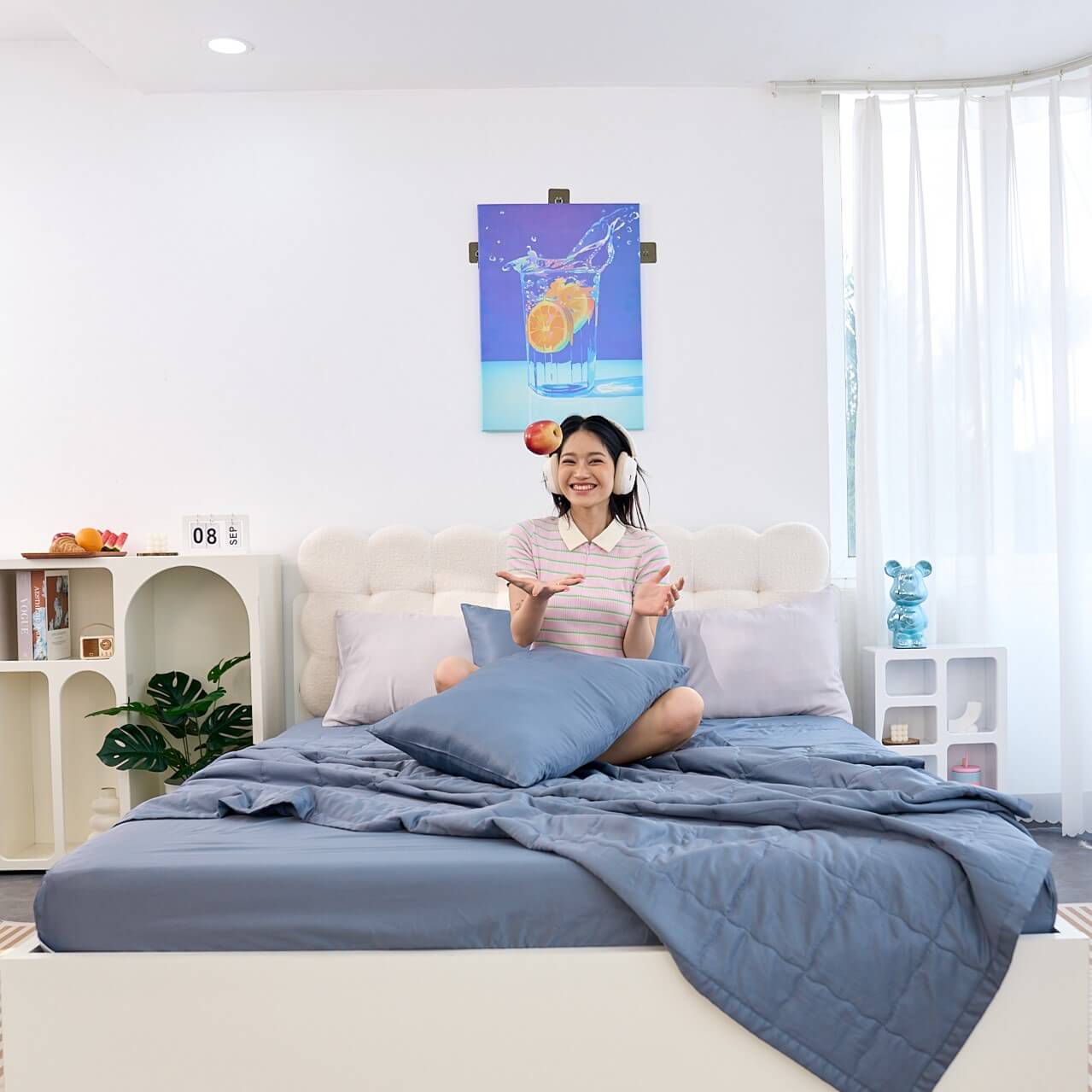 Bộ ga chun tencel cao cấp Goodnight Airsilk