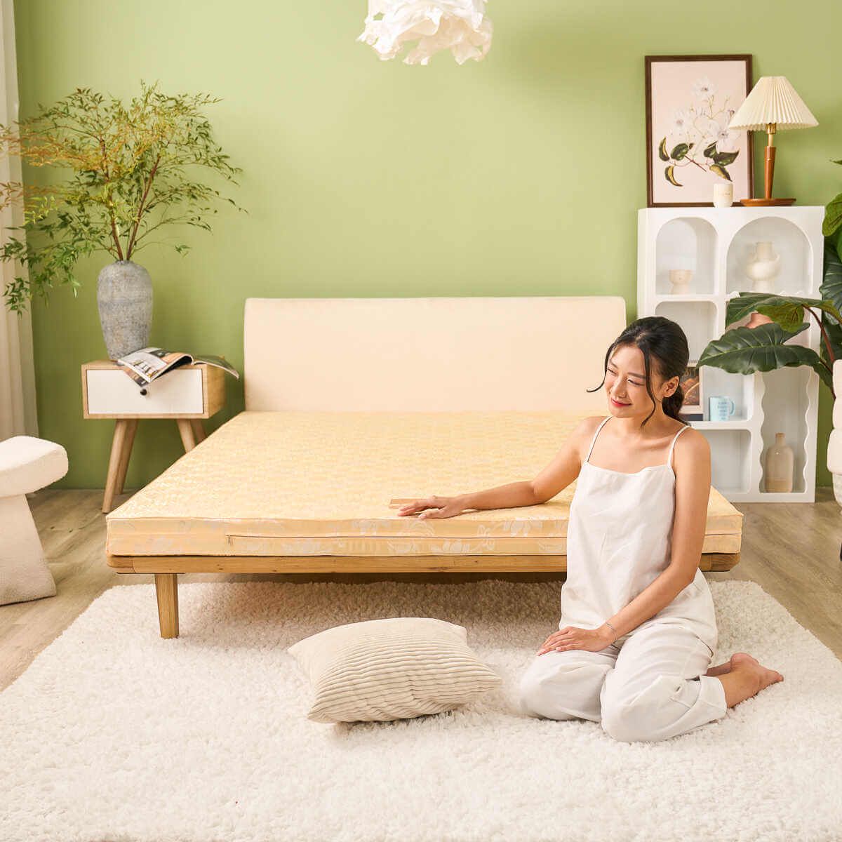 Kích thước 100 x 200 phù hợp cho một người nằm