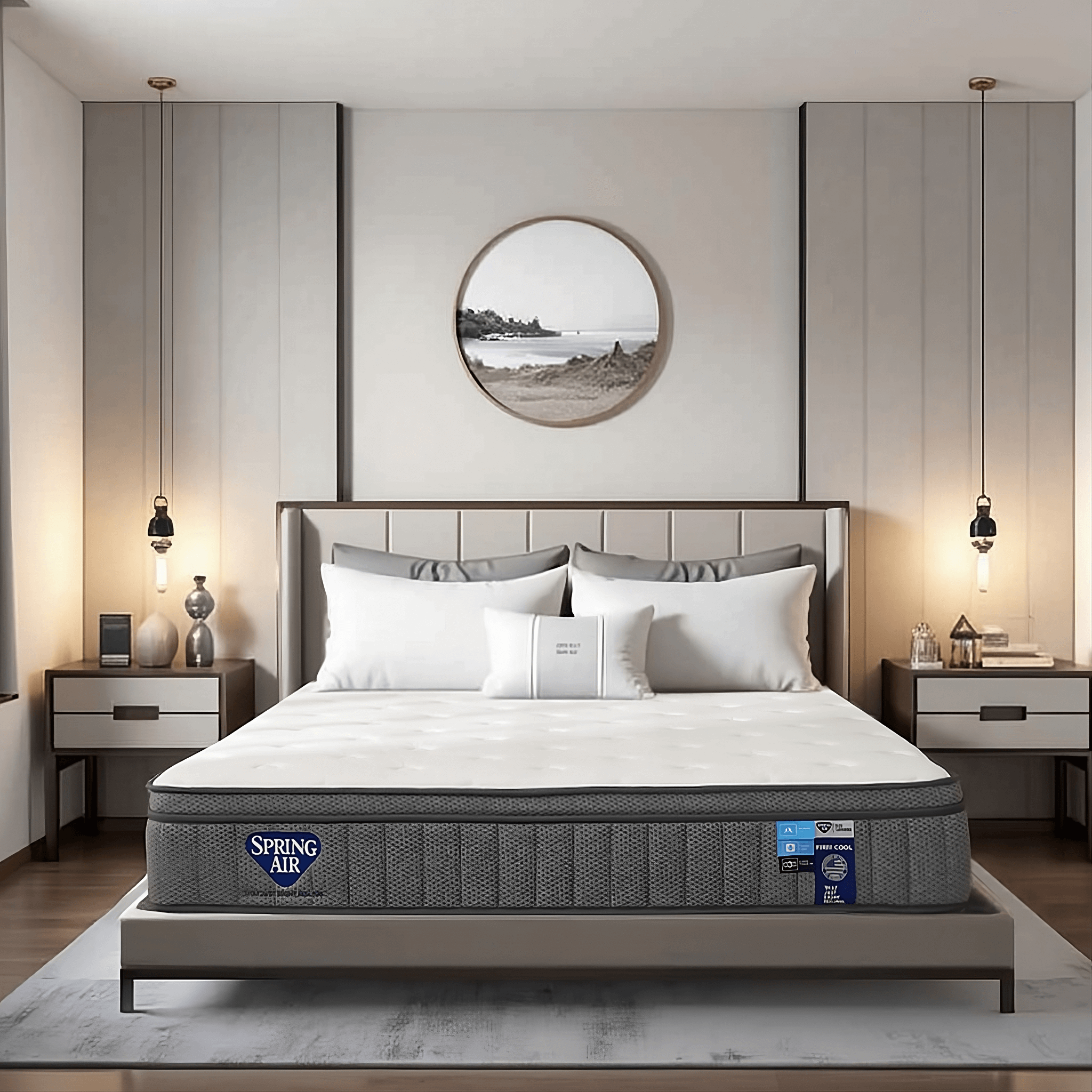 Nệm lò xo Spring Air Back Supporter Firm Cool