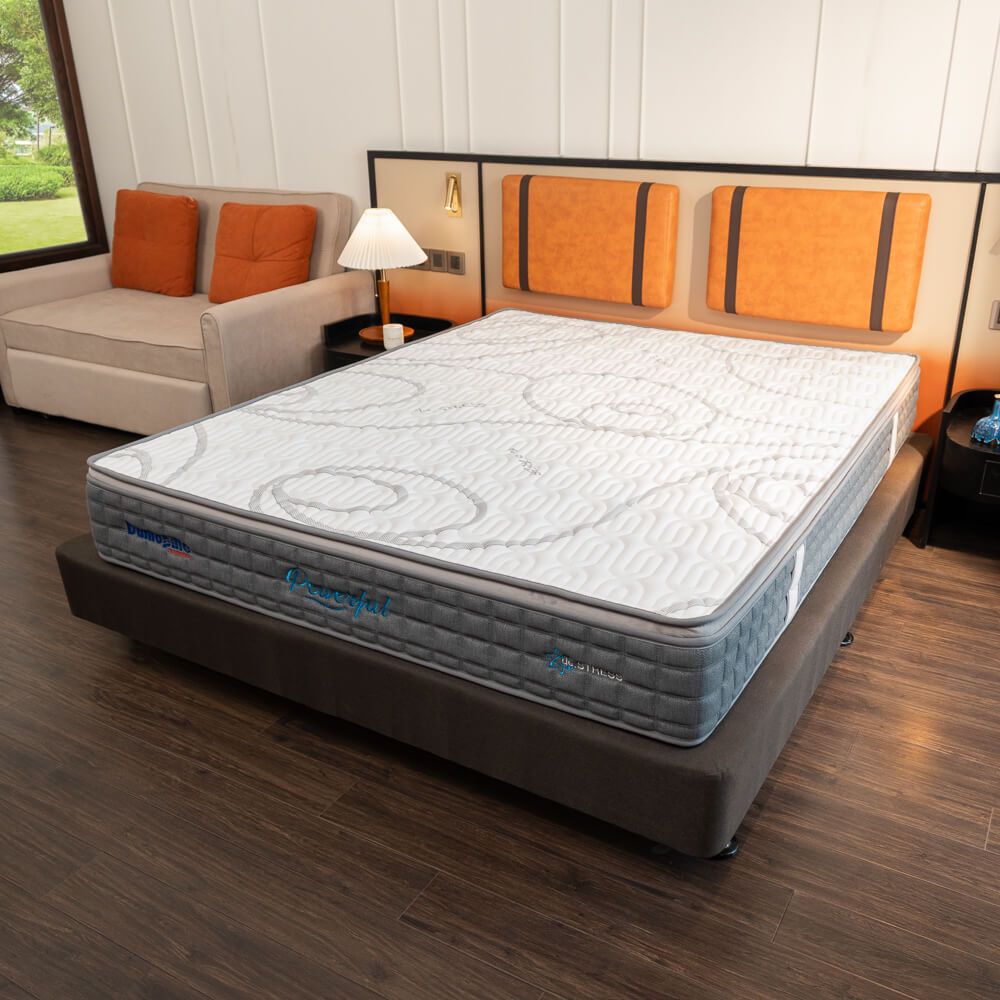 Nệm lò xo túi 1m6 x 2m Dunlopillo de.Stress Powerful