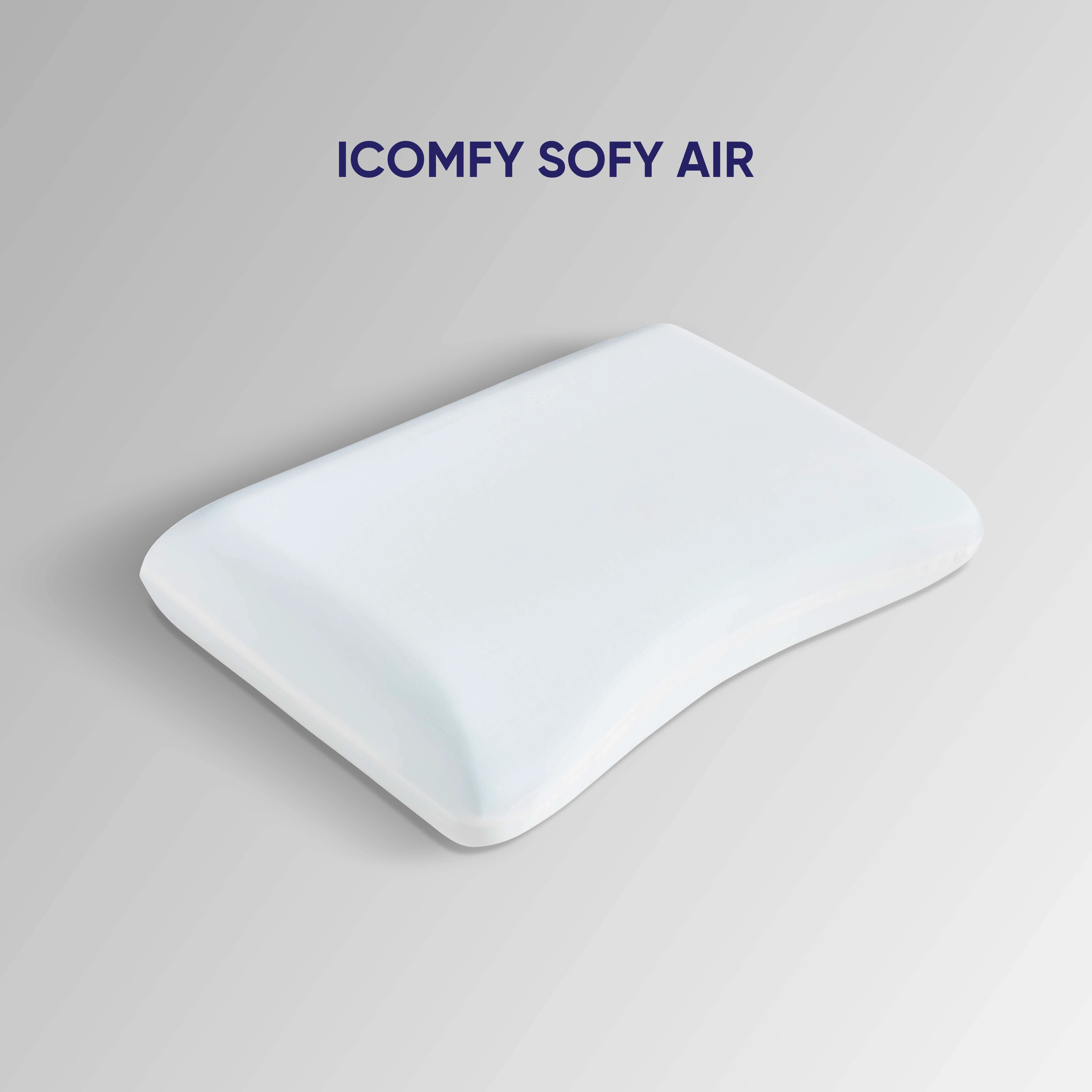 Gối foam iComfy Sofy Air công nghệ Aero Memory Foam độc quyền (BST Ngủ Mát)