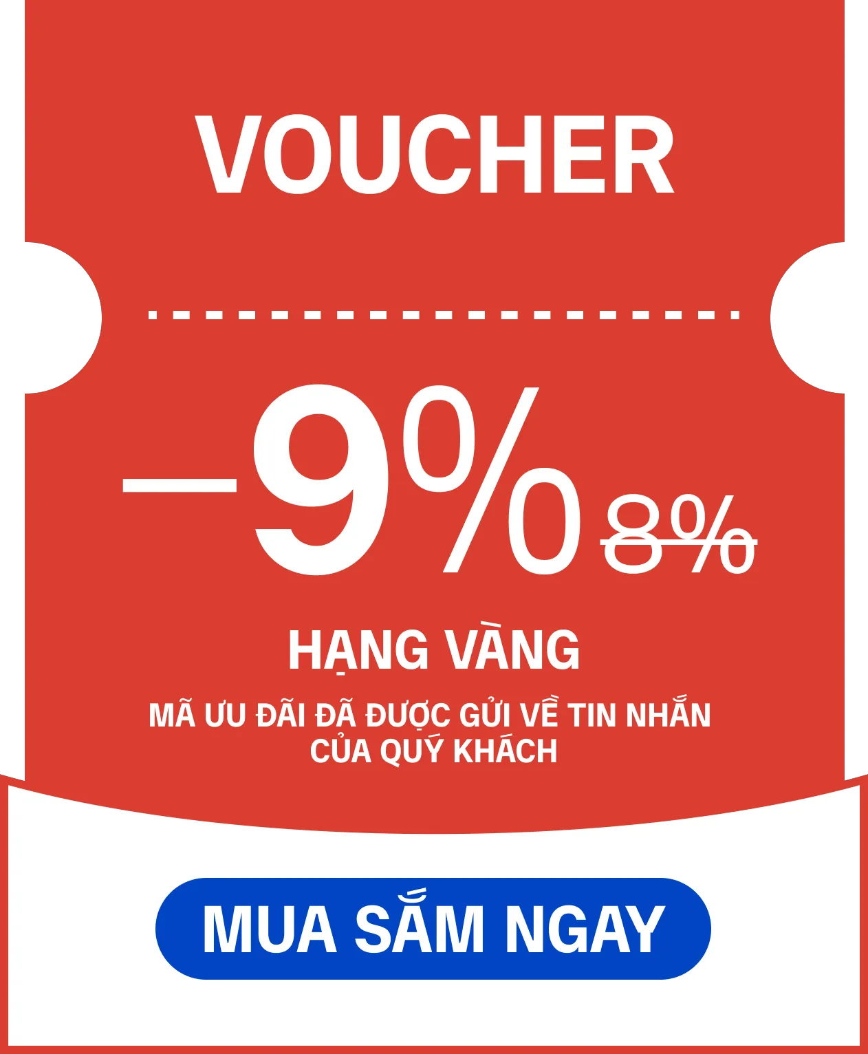 Voucher -9% hạng vàng