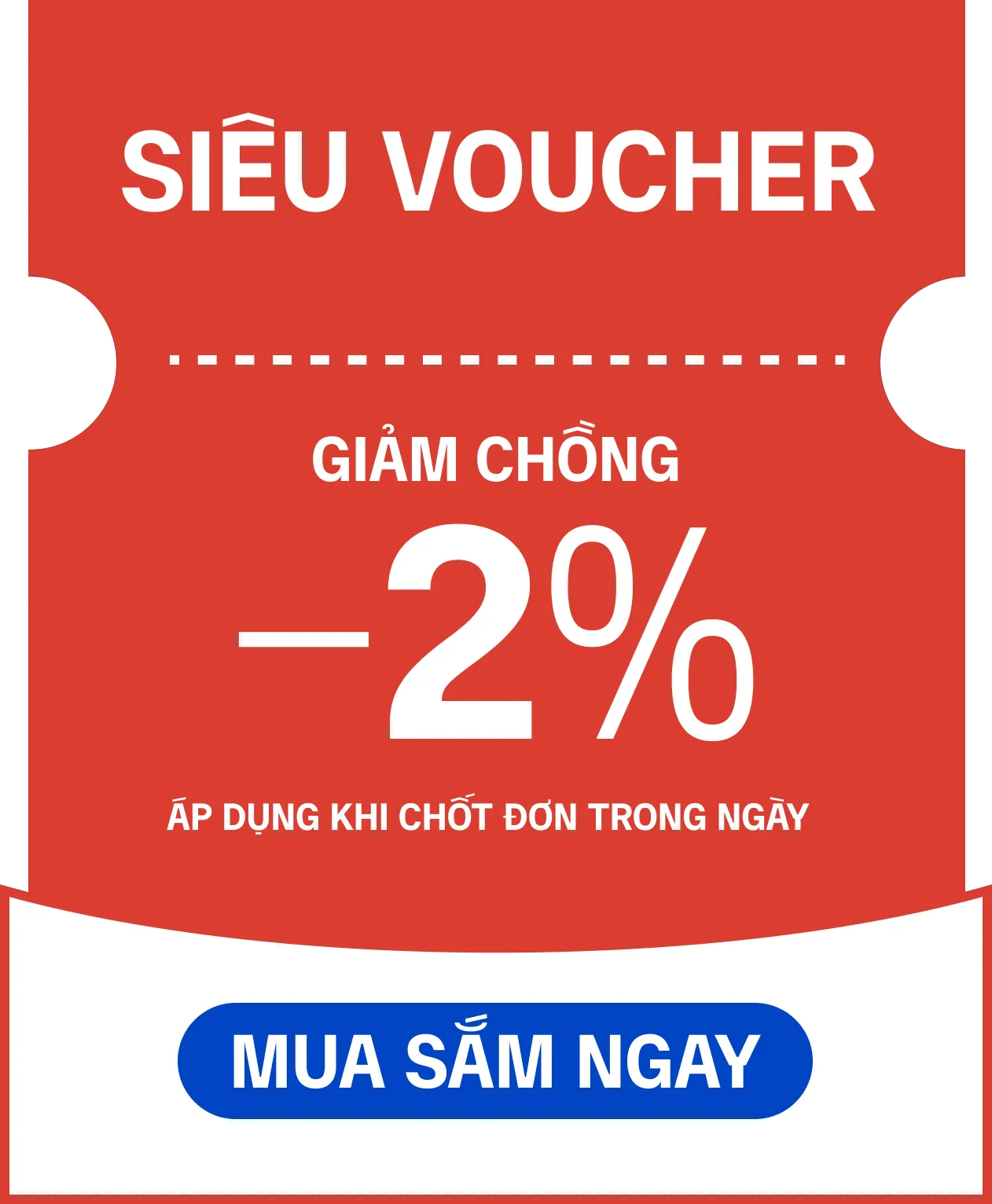Siêu voucher -2%