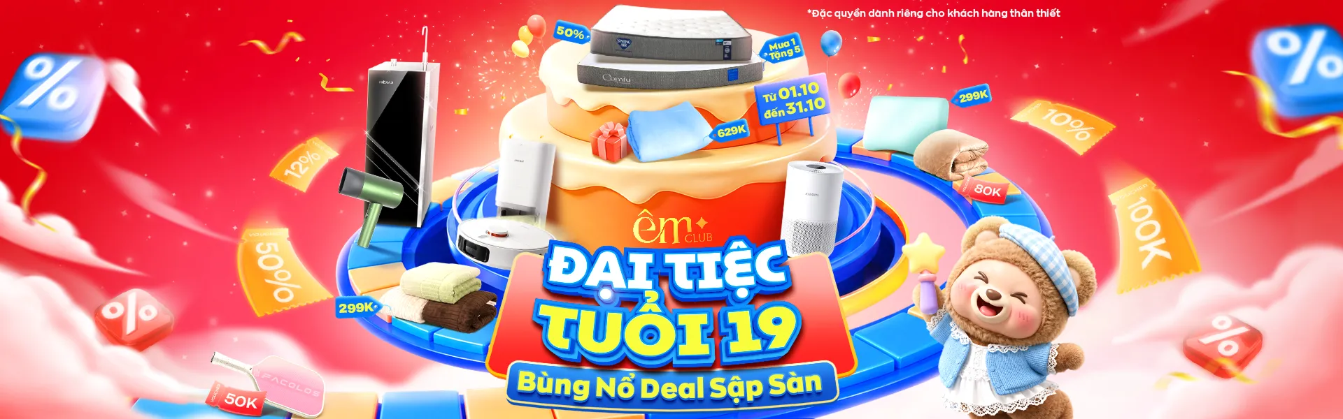 Đại tiệc tuổi 19 - Bùng nổ deal sập sàn