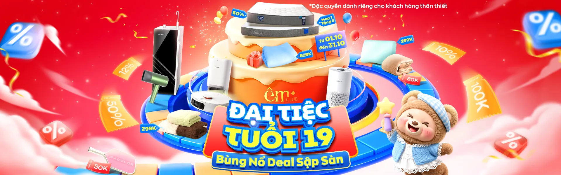 Đại tiệc tuổi 19 - Bùng nổ deal sập sàn