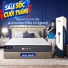 Nệm lò xo Amando Elite Original túi độc lập tiêu chuẩn khách sạn 5 sao dày 23cm
