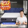 Nệm lò xo túi độc lập Amando Elite Plus ngủ mát, êm sâu dày 25cm