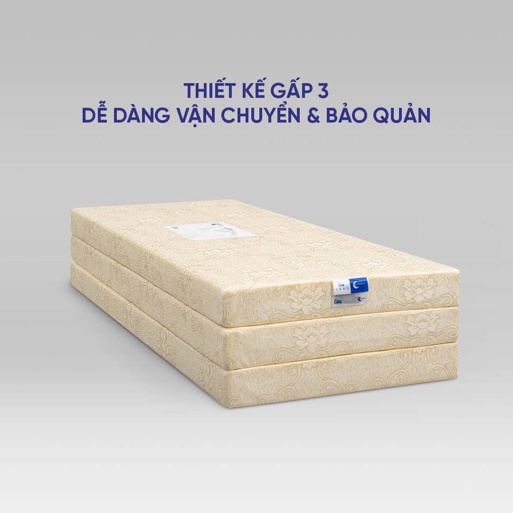 Nệm foam gấp 3 goodnight eva nâng đỡ cơ thể, dễ dàng vận chuyển, đàn hồi cao
