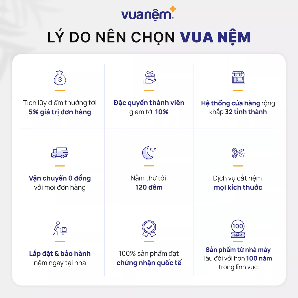 Tại sao bạn nên sử dụng sản phẩm Vua Nệm?