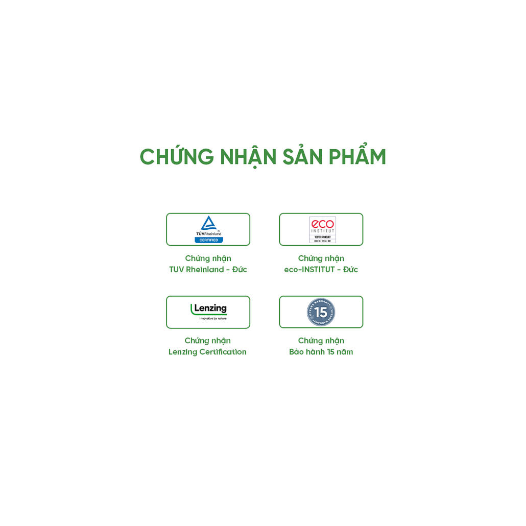 nệm cao su thiên nhiên nhập khẩu thoáng khí kép gummi 7 zones nâng đỡ 7 vùng, đàn hồi cao
