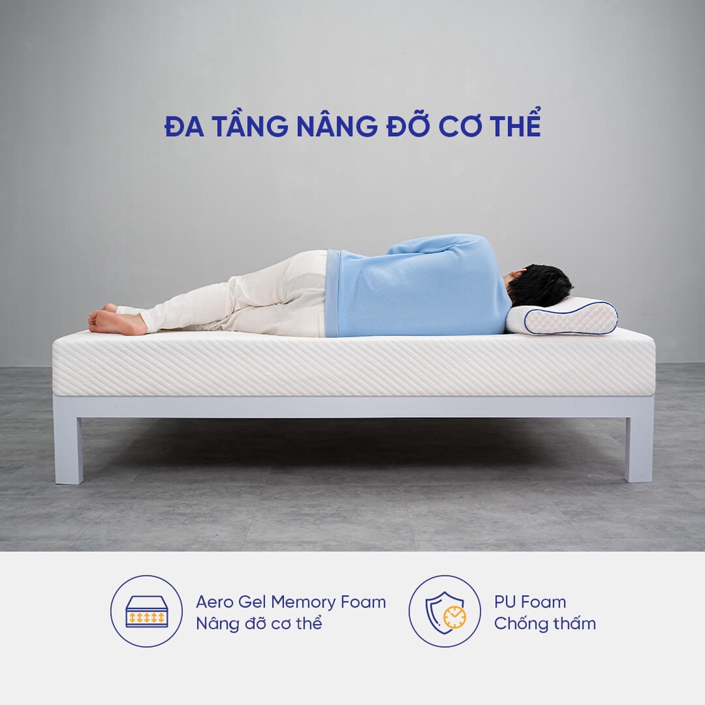 Nệm foam Amando LAmore cao cấp đàn hồi cao