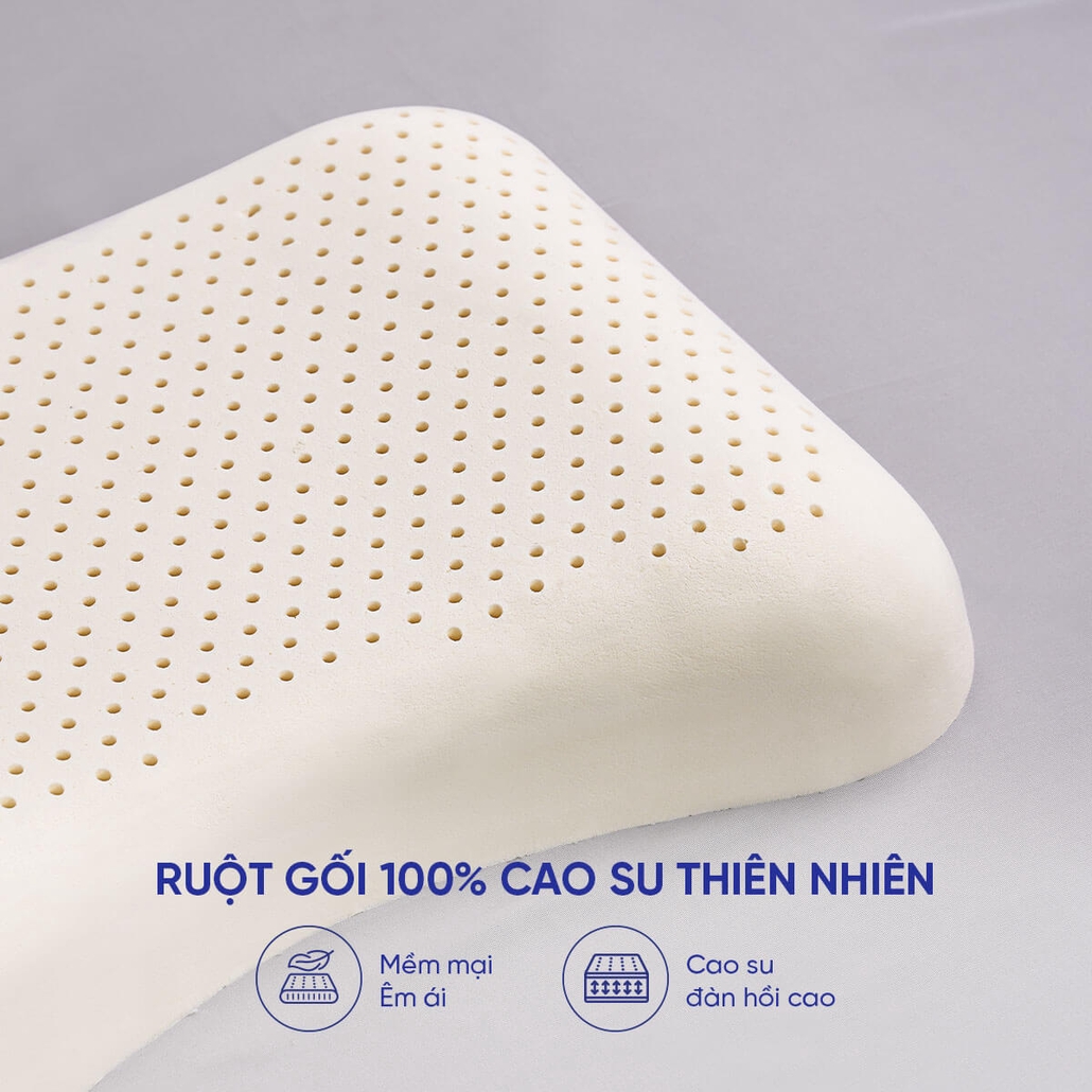 Gối cao su 100% thiên nhiên nâng đỡ vai Gummi Butterfly