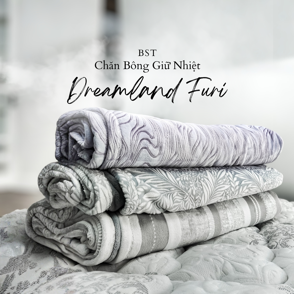 Chăn đông Dreamland Furi chất liệu Microfiber mềm mại giữ ấm