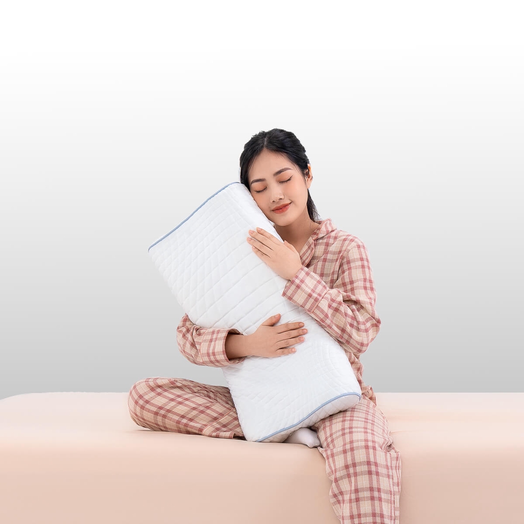 Gối foam lượn sóng nâng đỡ cổ vai gáy Goodnight Nori 1.0
